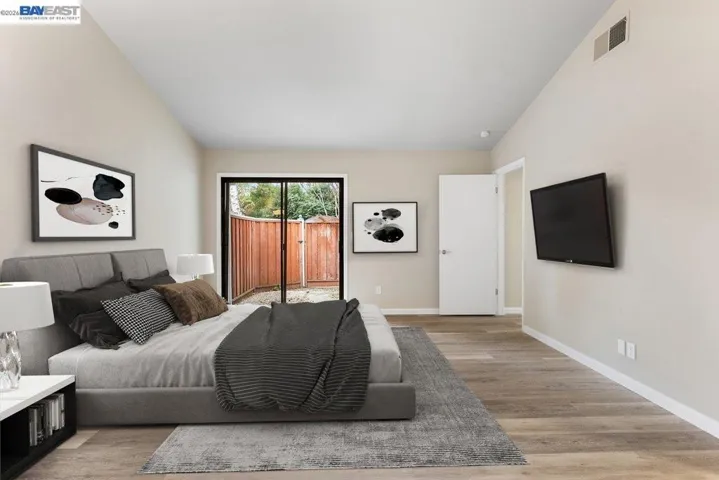 Virtually Staged Primary Bedroom