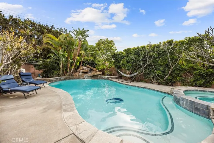 Lush landscaping makes for a private getaway!