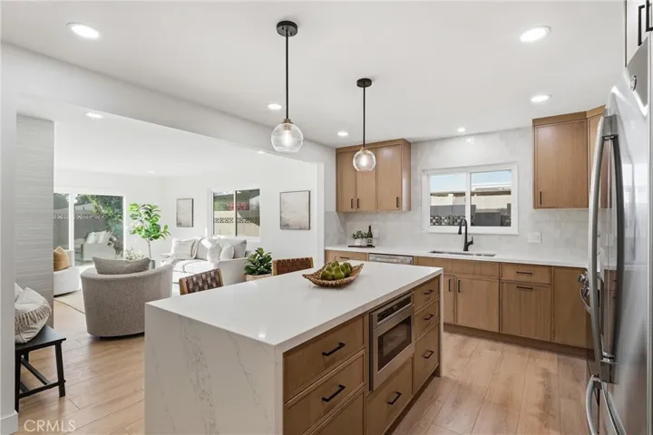 Open concept kitchen