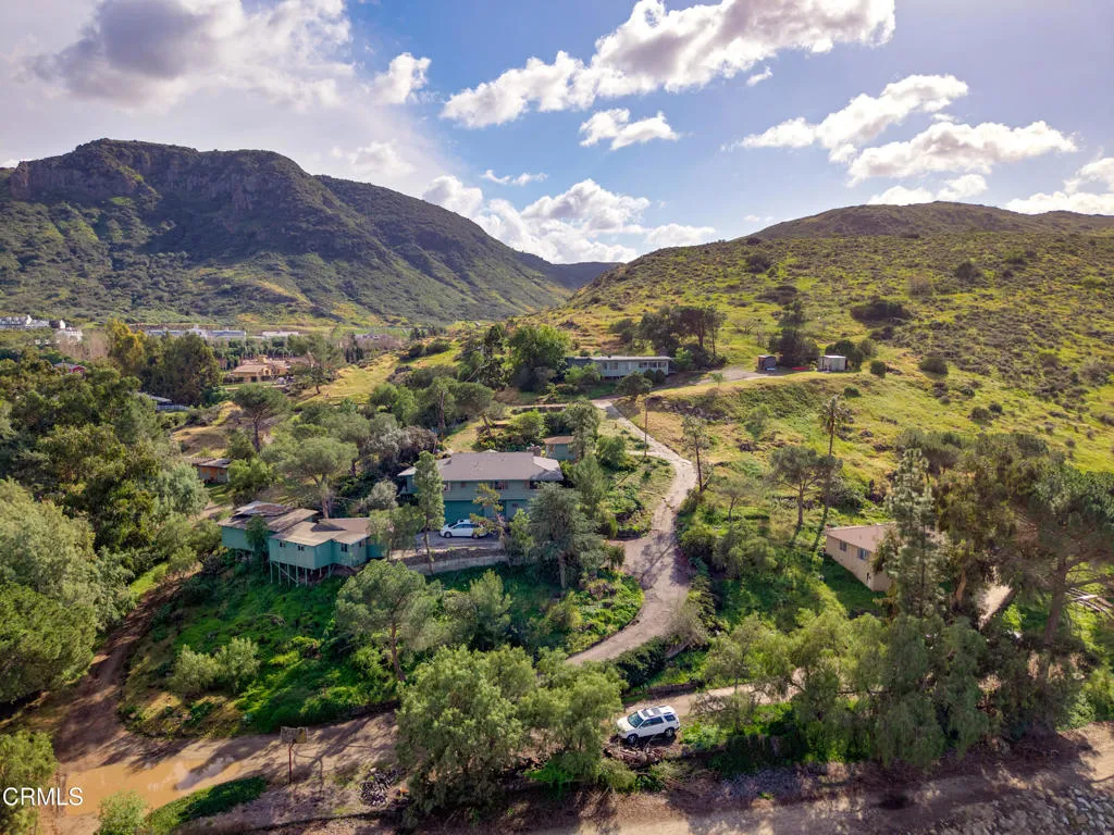 Aerial shot of Land