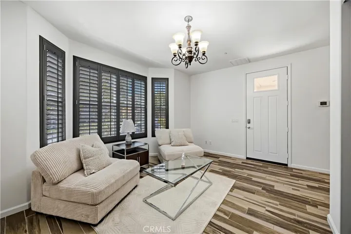 Junior suite living room with separate entrance