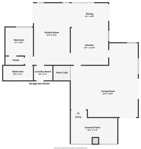 Main level floor plan.