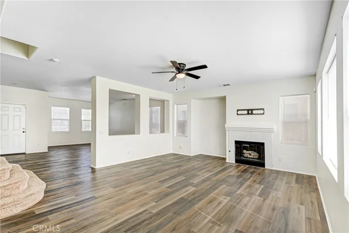 Open Concept Dining, Living Room & Kitchen