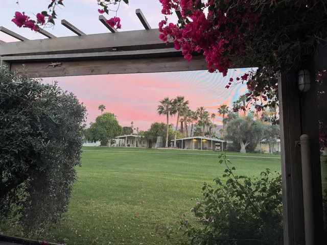 Back Patio Sunset View 3