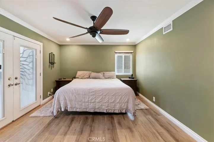 Primary Bedroom with French Doors