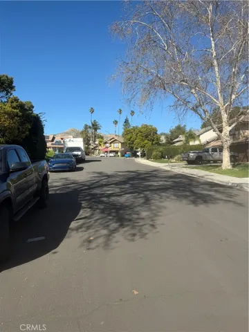North view of the street