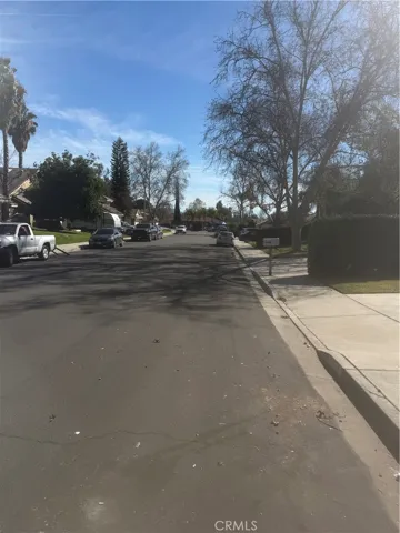 South view of the street