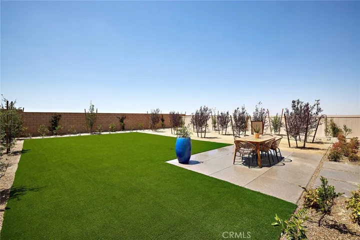 MODEL HOME BACK YARD