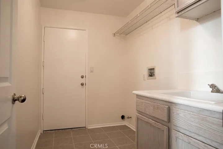 Downstairs laundry room