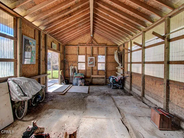 Barn interior