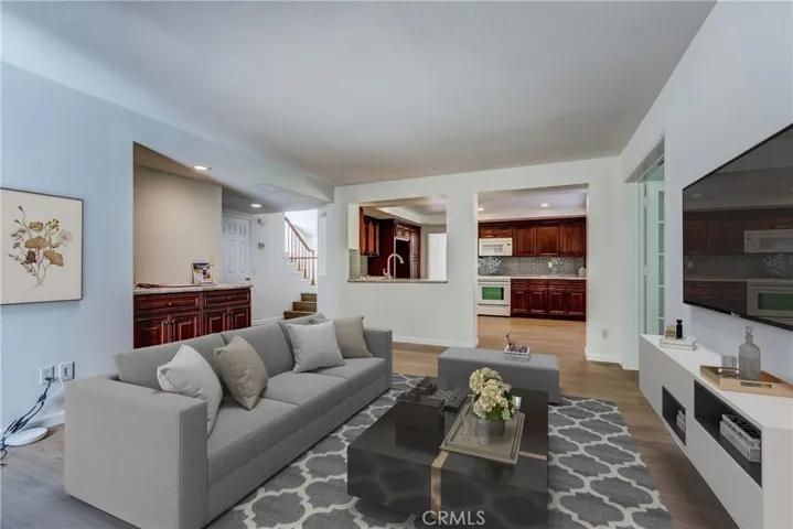 Virtually staged Digitally staged