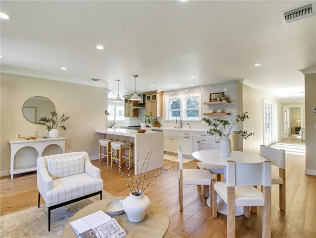 Solid engineered wood flooring throughout