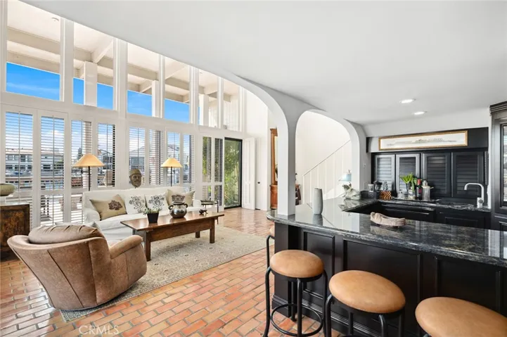 View from Den to Living Room