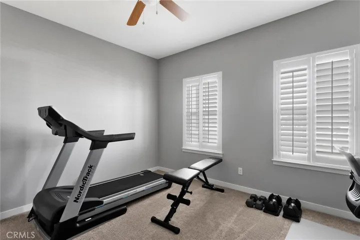 Indoor gym space or bedroom?