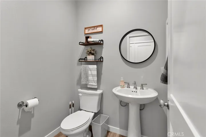 Half bath near laundry-room.