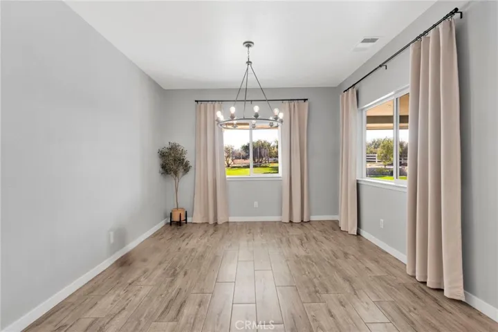 Dining area for gatherings.