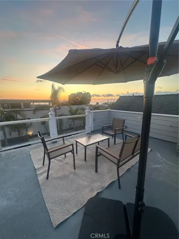 Rooftop deck with ocean views