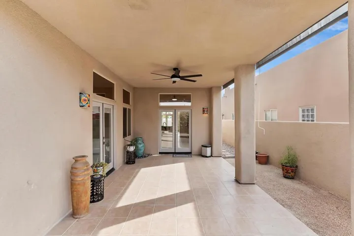 Tiled Patio
