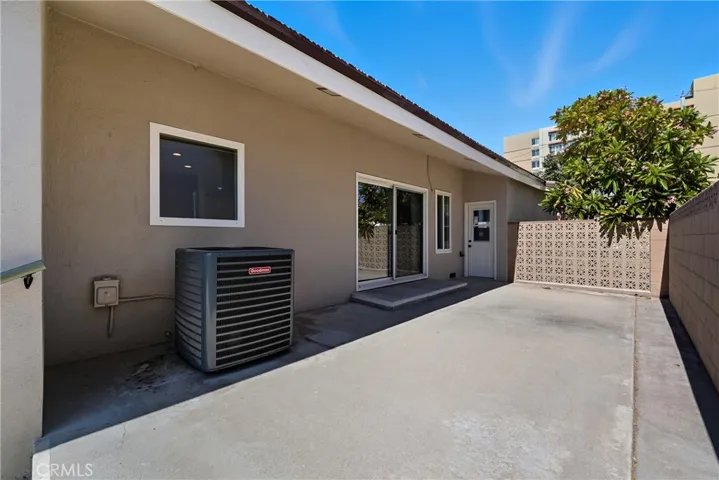 East side of the home patio area.
