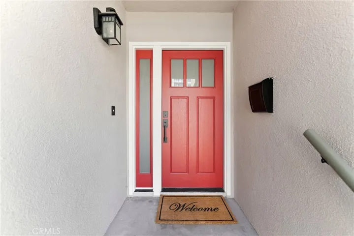 Main entrance to the home