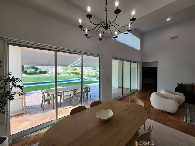 Dining Room with spectacular vies