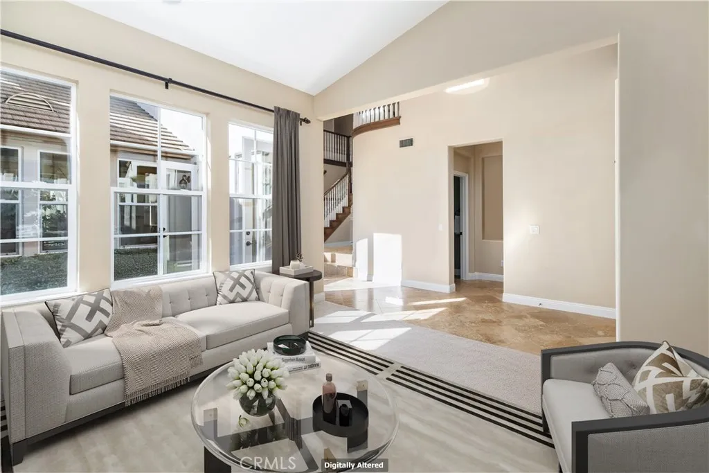 Virtual Staged Formal Living Room