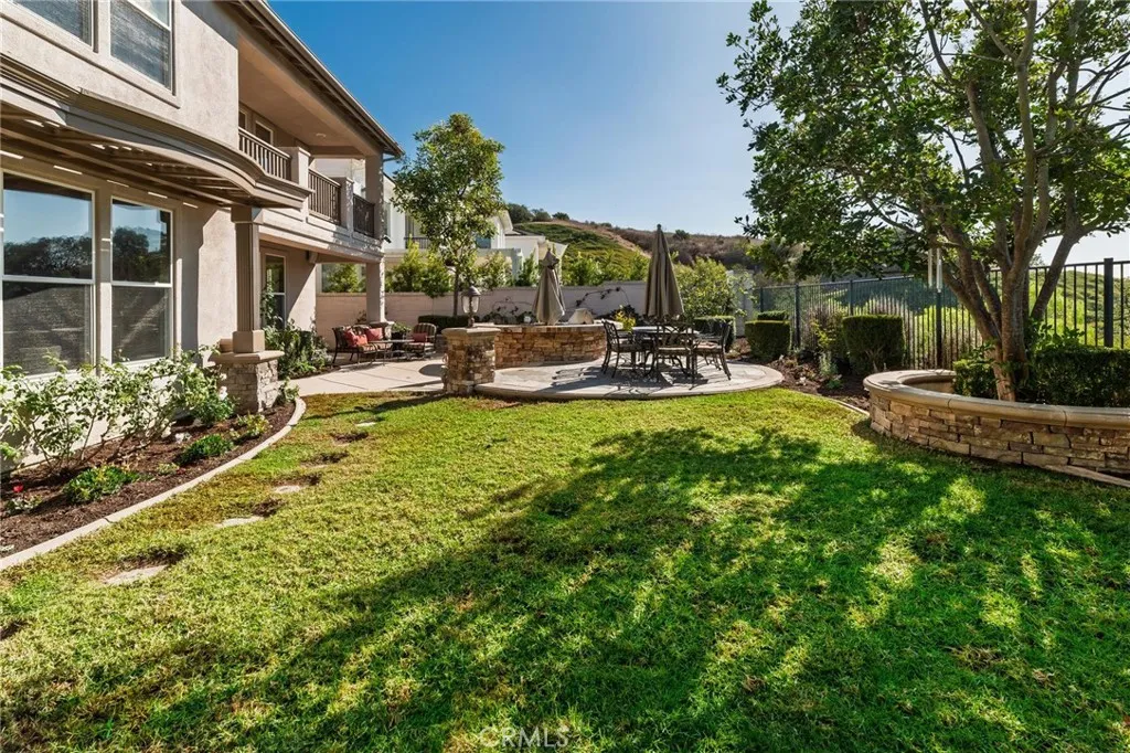Right Angle View of Back Yard