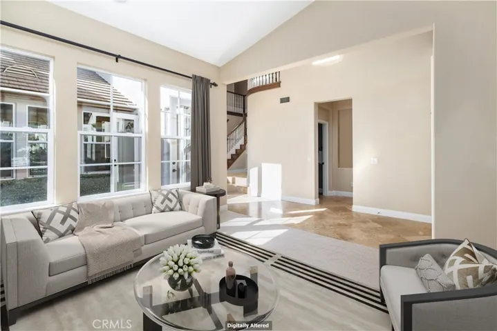 Virtual Staged Formal Living Room
