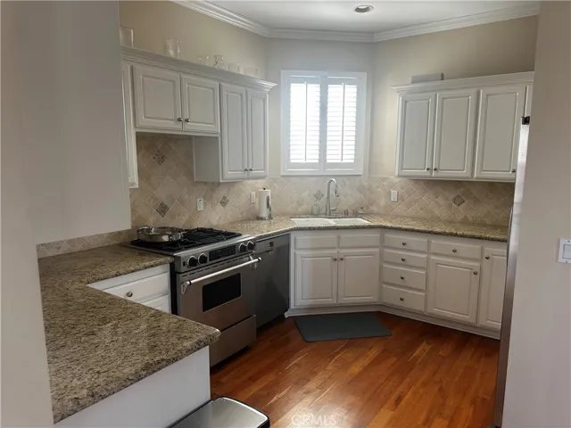 Kitchen with Stainless Steel appliances and Granite Counters