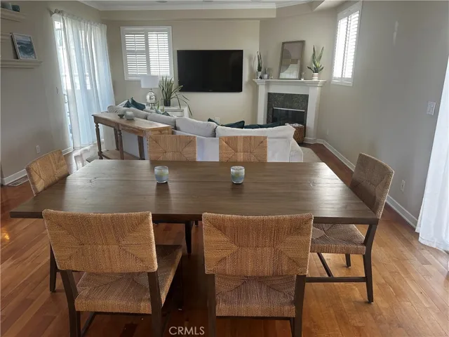 Dining Room looking to Living Room and front Deck