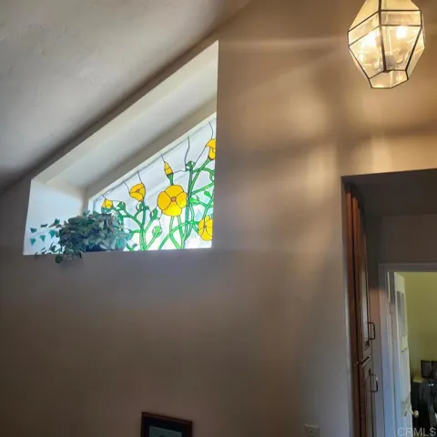 artwork over the steps