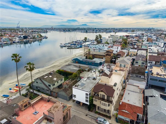 View of Alamitos Bay from above.