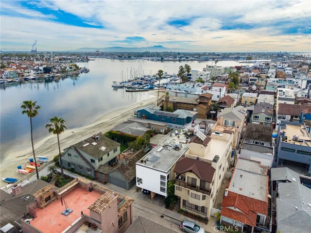 View of Alamitos Bay from above.