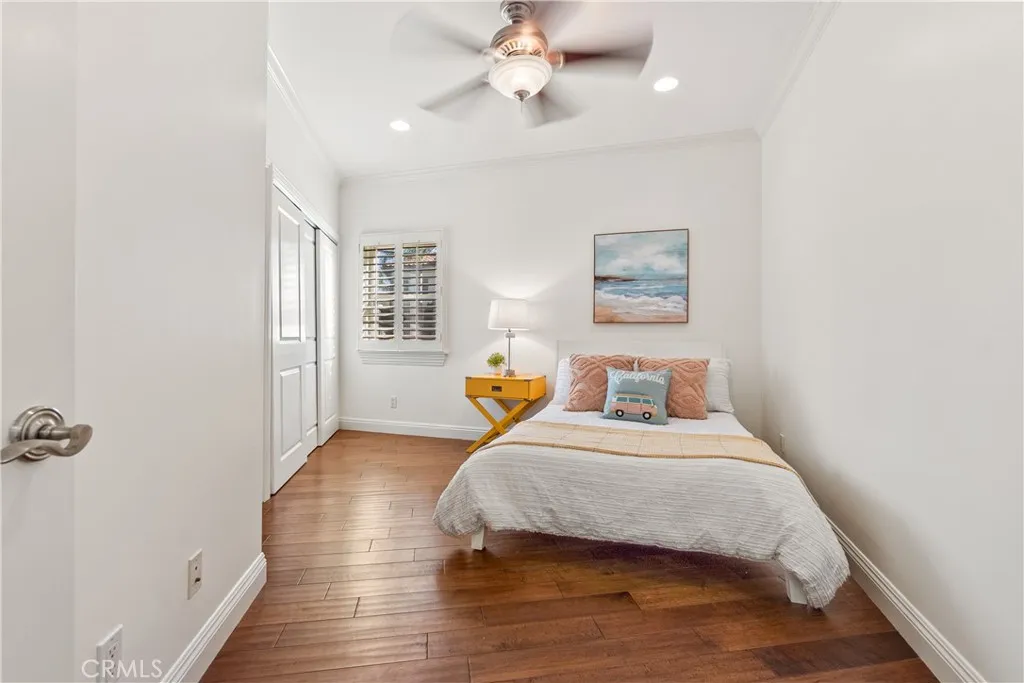Bedroom #2 - Spacious with recessed lights, ample closet space, and  plantations shutters.