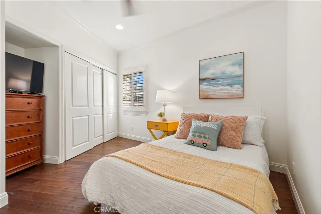 Bedroom #2 - Spacious with recessed lights, ample closet space, and  plantations shutters.