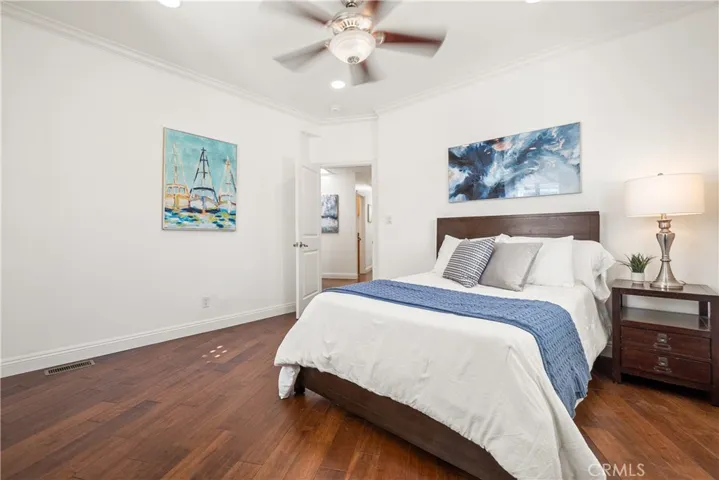Bedroom #4 - Spacious with recessed lights, ample closet space, peek-a-boo ocean views, and plantations shutters.