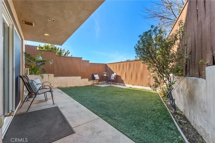 Inviting backyard space ideal for enjoying the South Bay’s beautiful climate, open skies, and relaxed coastal lifestyle with room to unwind or play.