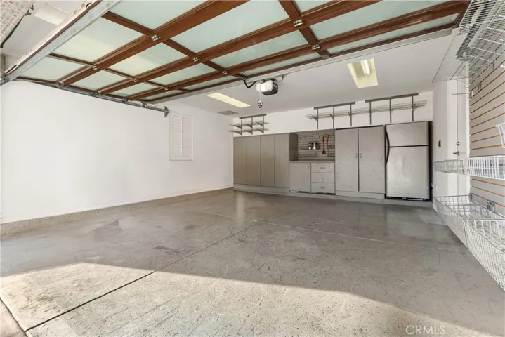 2-Car garage with ample custom built-in 
storage.