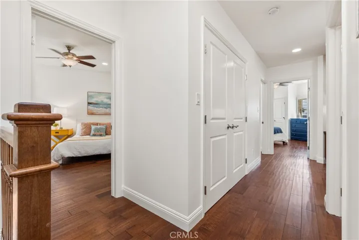 View of the bedroom level hallway for the 4 bedrooms.