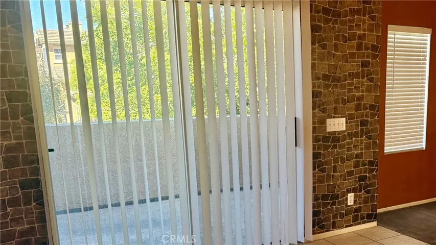 Sliding doors to balcony