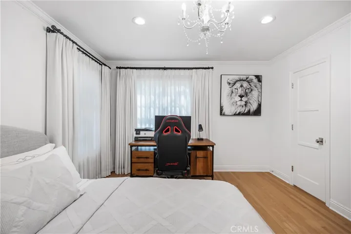 GUEST BEDROOM #1 WITH EN SUITE BATHROOM AND WALK IN CLOSET