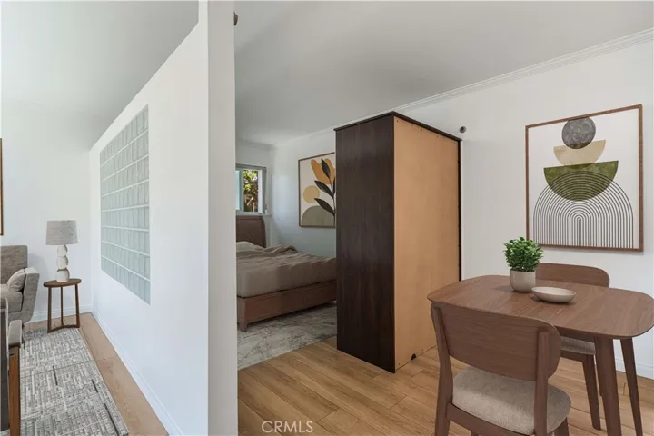 Partitioned Living/Bedroom - Photo is Virtually Staged
