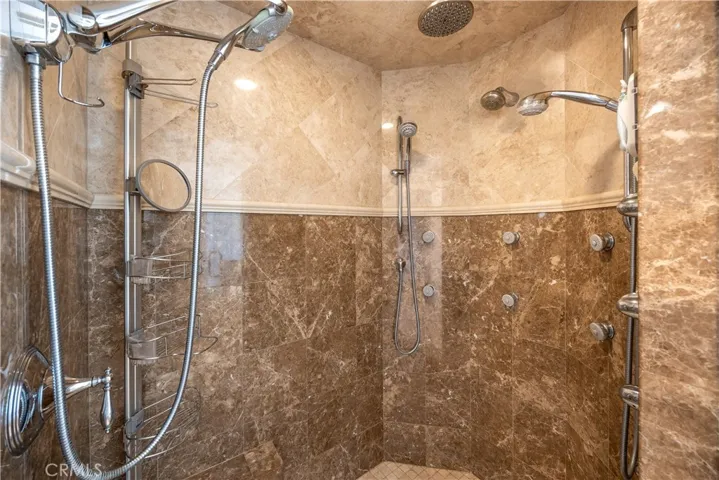 Main Level - Primary Master Bathroom with Walk-In Resort Style Shower and oversized Soaking Tub!