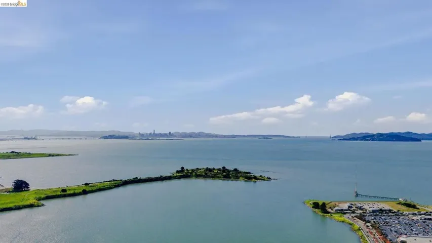 Water view with a mountainous background