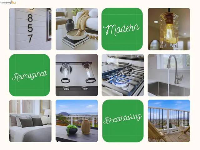 View of marketing collateral with multiple images