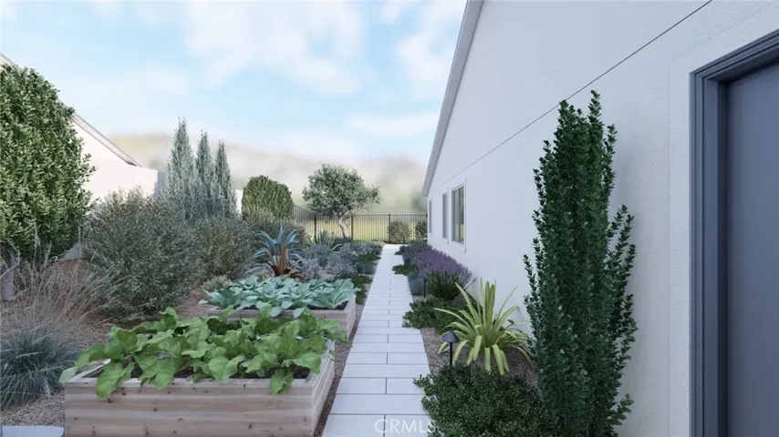 Architectural rendering. Conceptual landscape design only. For illustrative purposes.