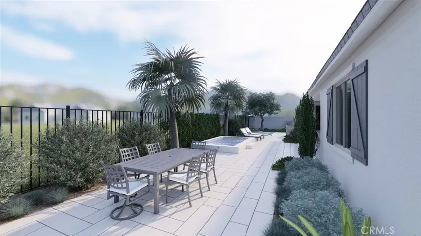 Architectural rendering. Conceptual landscape design only. For illustrative purposes.
