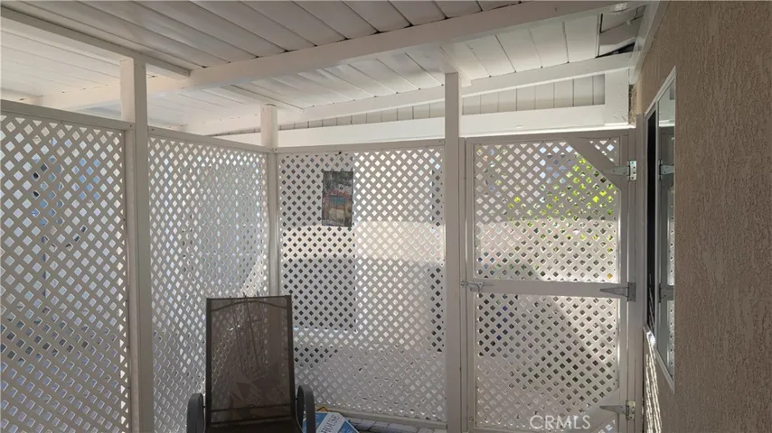Private patio area
