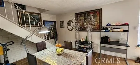 Open layout area dining area added to the breakfast counter.