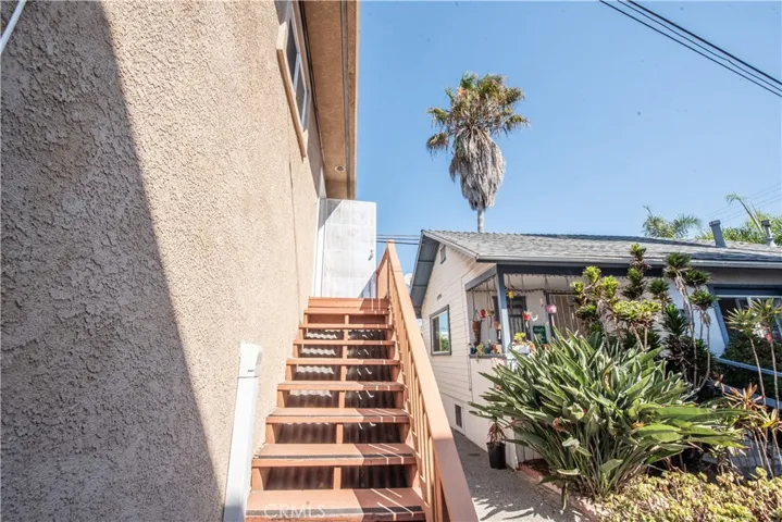 Stairs to apartment